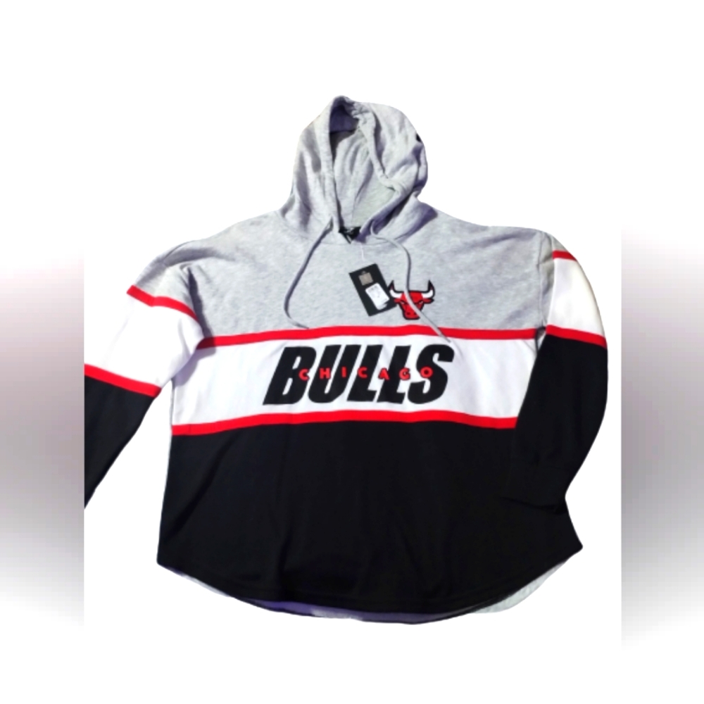 New NBA Chicago Bulls Pullover Hoodie Mens Size Medium